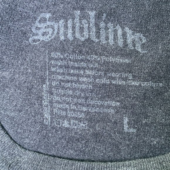 Sublime band tee size large women’s - Picture 3 of 5